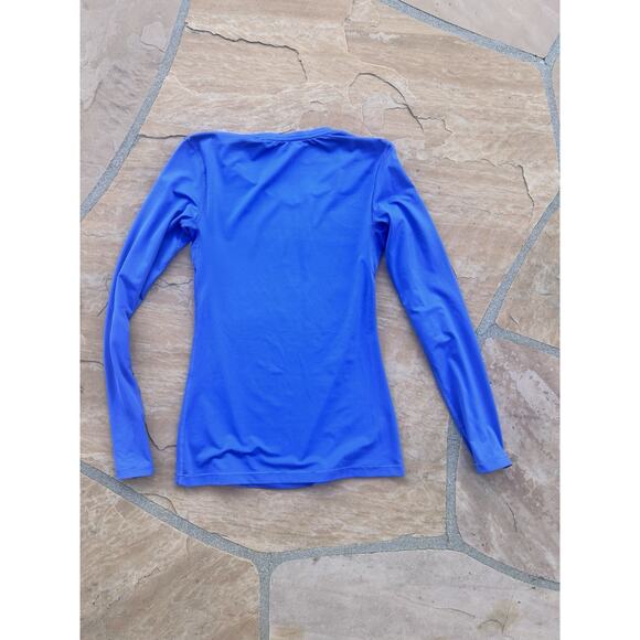 Nike Pro Women's Dry-Fit Long Sleeve Shirt Medium Fitted Activewear - Picture 3 of 3